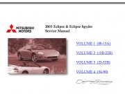 Mitsubishi Eclipse III 2000-2005 Service manual